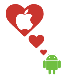 Android loves Apple